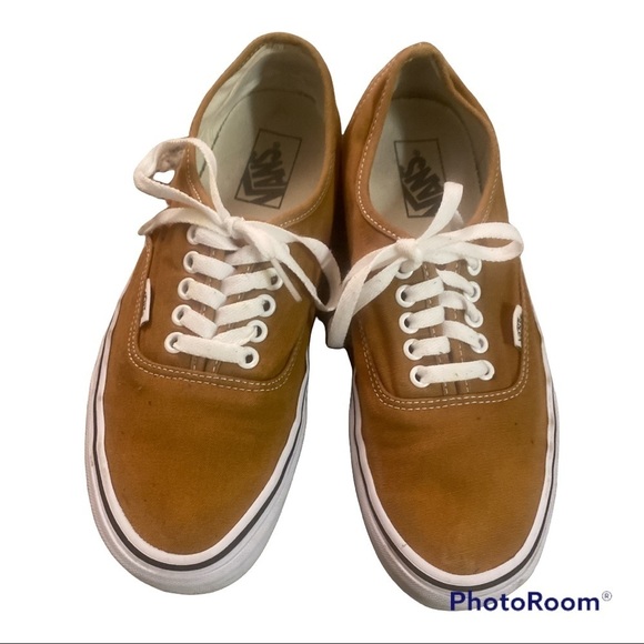 Vans Shoes - VANS mustard color low top men’s size 9 women’s size 10.5 rubber sole sneakers